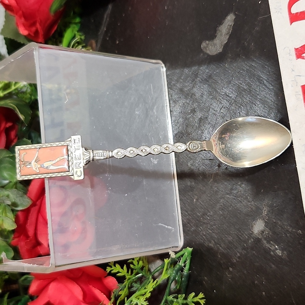 CRETE Greece Souvenir Spoon